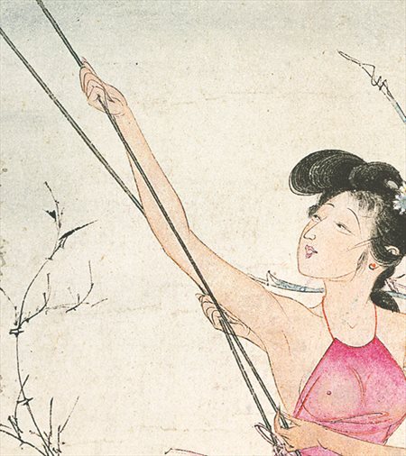 长岭-胡也佛的仕女画和最知名的金瓶梅秘戏图